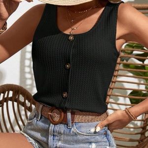 Button tank top